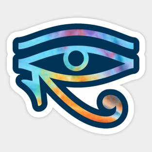 The Eye of Horus - Colourful. Sticker